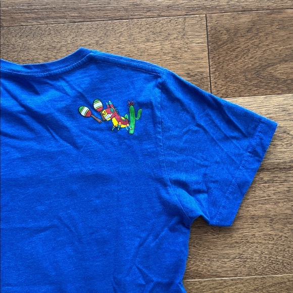 Disney Royal Blue Crew Neck Tee - Epcot Park World Showcase - Picture 3 of 4